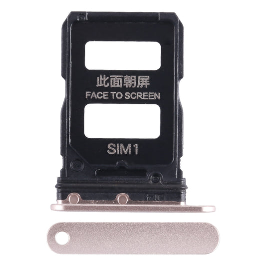 For Xiaomi Civi 1S SIM Card Tray + SIM Card Tray (Gold)