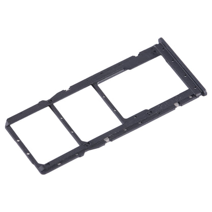 For Xiaomi Redmi 12C SIM Card Tray + SIM Card Tray + Micro SD Card Tray (Black)