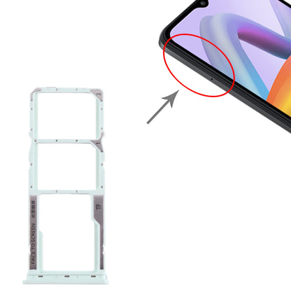 For Xiaomi Redmi A2 SIM Card Tray + SIM Card Tray + Micro SD Card Tray (Green)