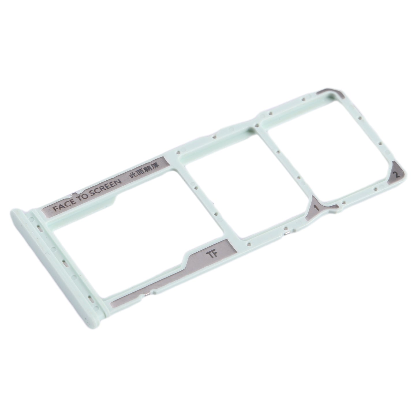 For Xiaomi Poco  C51 SIM Card Tray + SIM Card Tray + Micro SD Card Tray (Green)