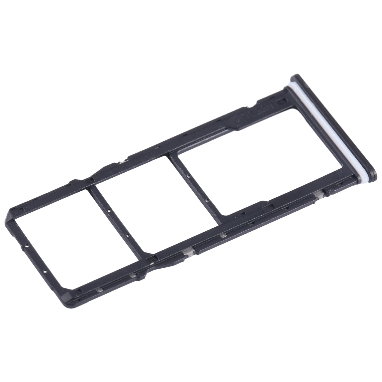 For Xiaomi Redmi A2+ SIM Card Tray + SIM Card Tray + Micro SD Card Tray (Black)