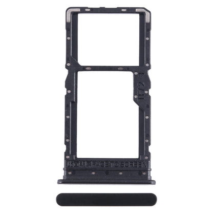 For Xiaomi Redmi Note 12R SIM Card Tray + SIM Card Tray / Micro SD Card Tray (Black)