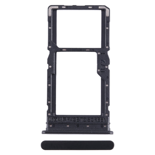 For Xiaomi Redmi Note 12R SIM Card Tray + SIM Card Tray / Micro SD Card Tray (Black)
