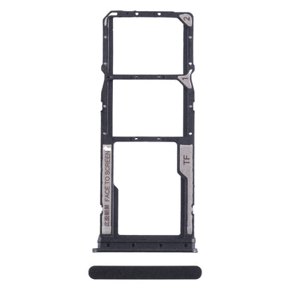 For Xiaomi Poco C65 SIM Card Tray + SIM Card Tray + Micro SD Card Tray (Black)