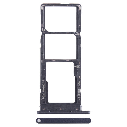 For Tecno Spark Go 2023 BF7n SIM Card Tray + SIM Card Tray + Micro SD Card Tray (Black)
