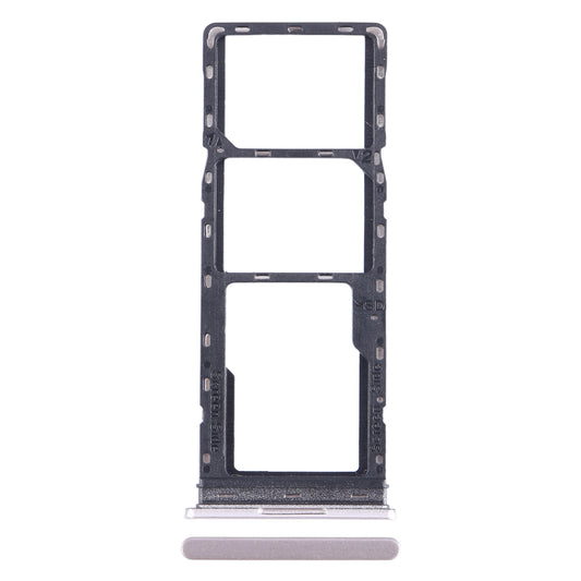 For Tecno Pop 7 Pro BF7 SIM Card Tray + SIM Card Tray + Micro SD Card Tray (Gold)