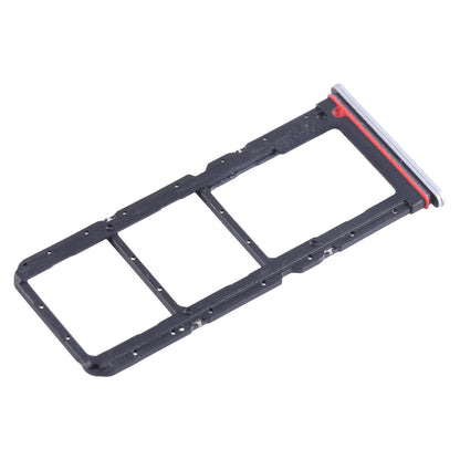 For Tecno Spark 10 Pro KI7 SIM Card Tray + SIM Card Tray + Micro SD Card Tray (White)