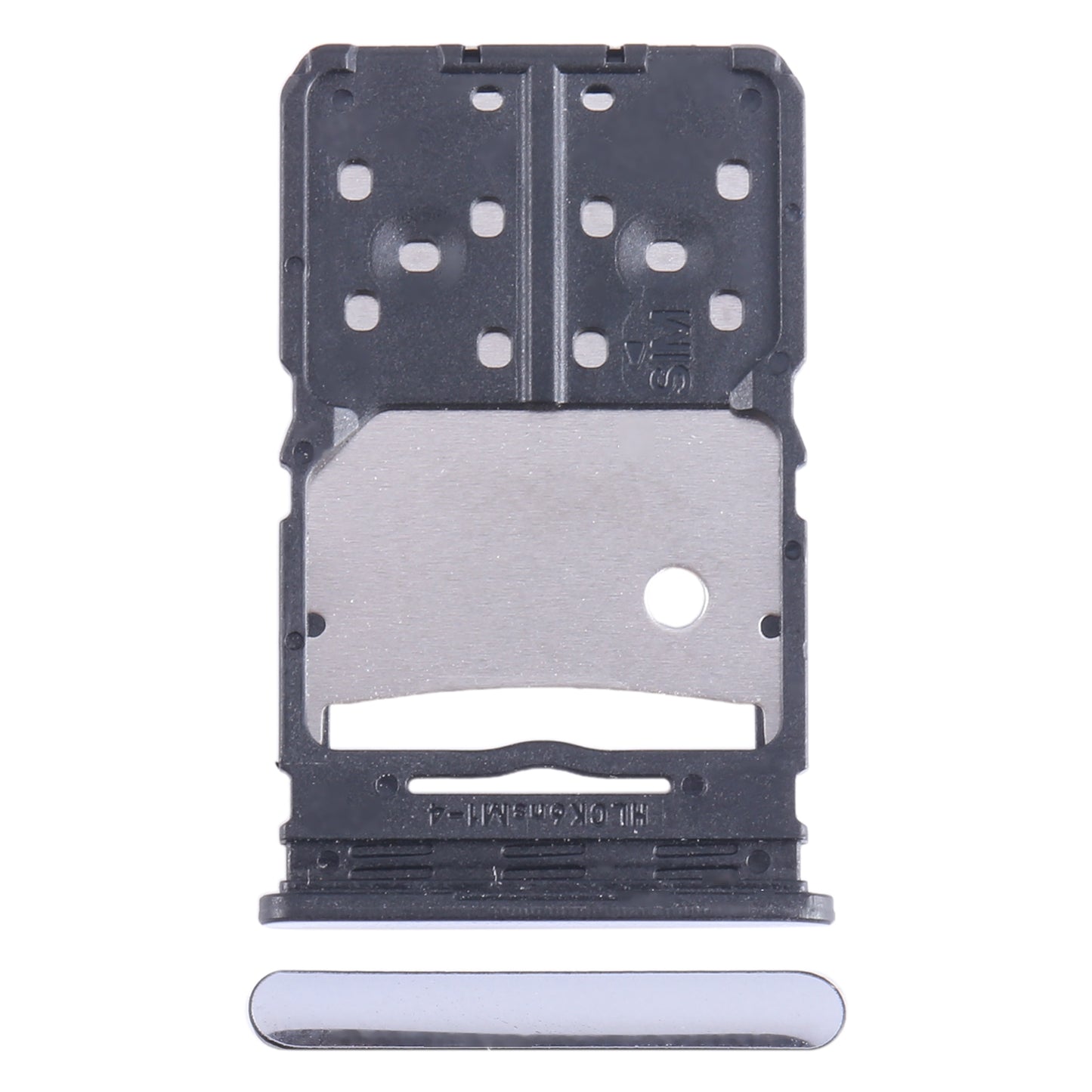 For Tecno Camon 20 Pro SIM Card Tray + Micro SD Card Tray (Silver)
