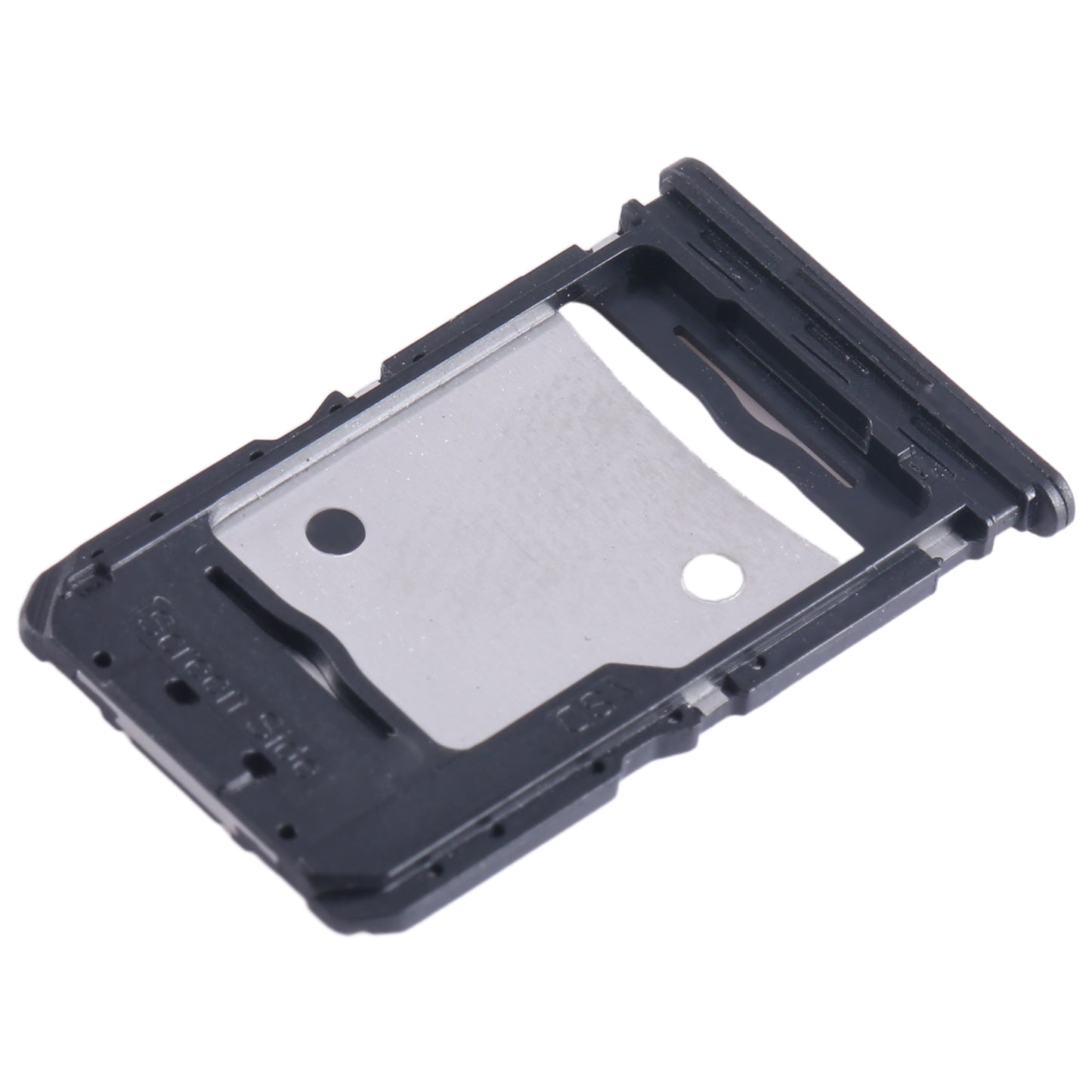 For Tecno Camon 20 Pro SIM Card Tray + Micro SD Card Tray (Silver)