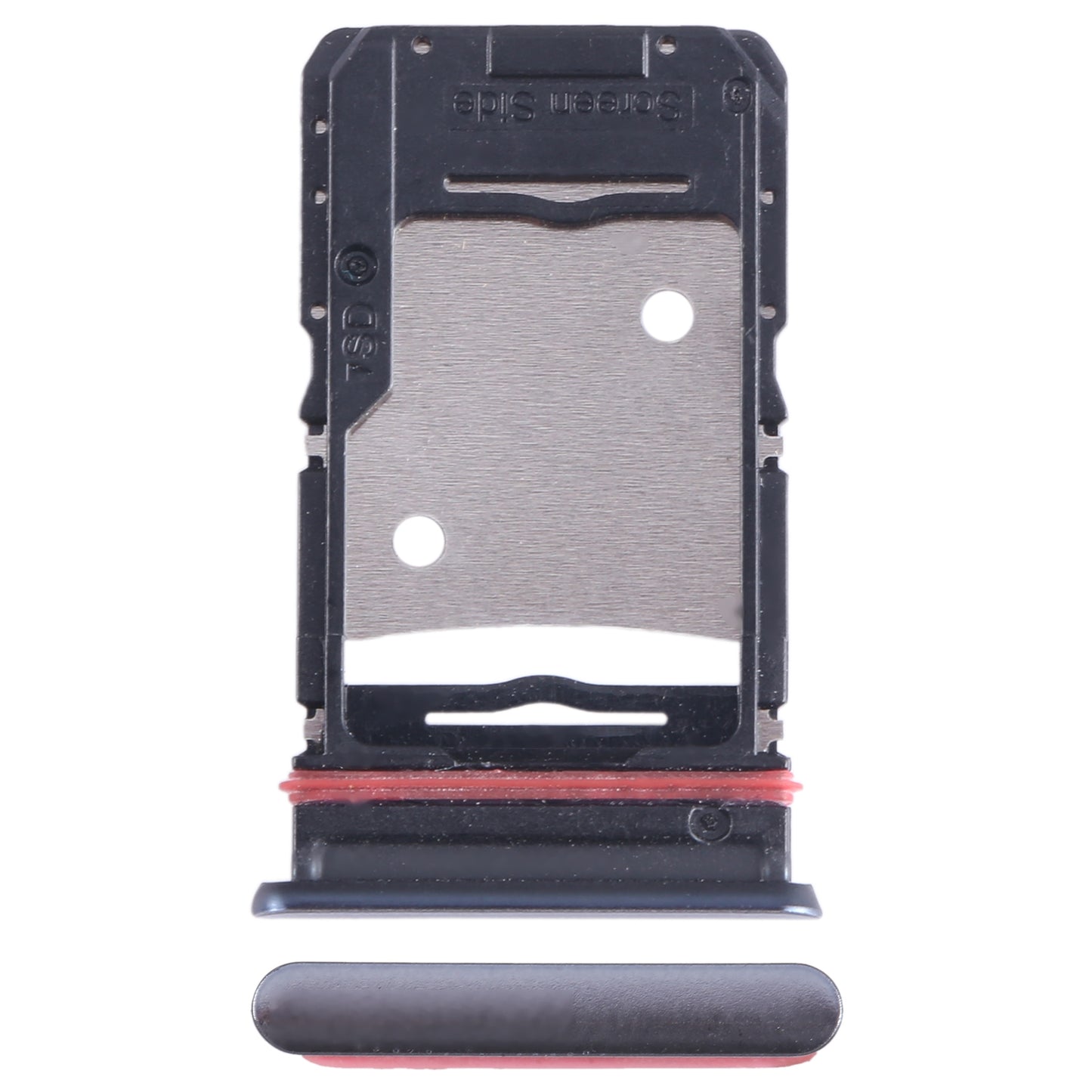For Infinix Note 11 Pro X697 SIM Card Tray + SIM Card Tray + Micro SD Card Tray (Silver)