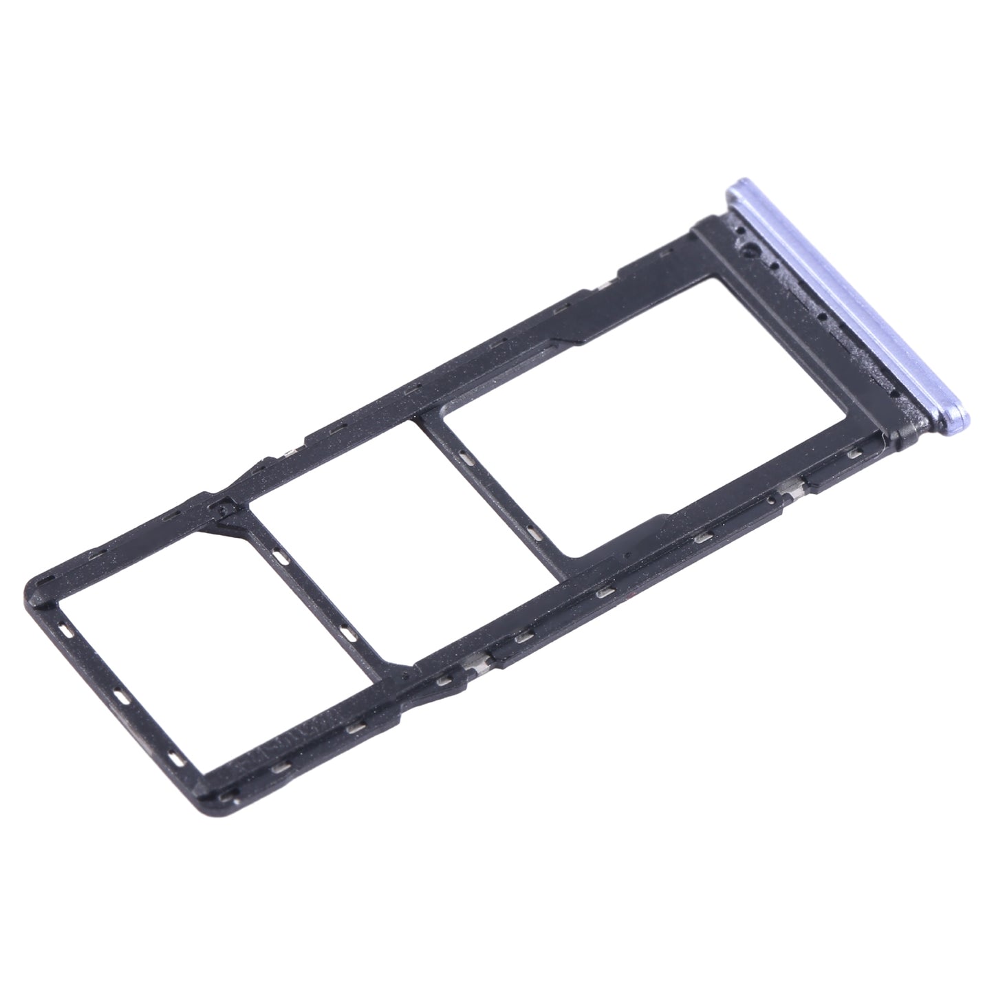 For Infinix Smart 6 X6511B SIM Card Tray + SIM Card Tray + Micro SD Card Tray (Purple)