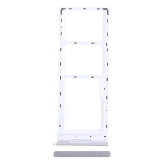 For Infinix Note 11 X663 SIM Card Tray + SIM Card Tray + Micro SD Card Tray (White)