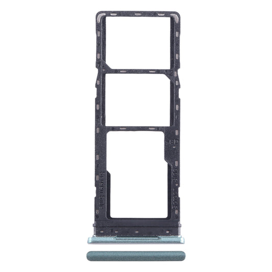 For Infinix Hot 12i X665B SIM Card Tray + SIM Card Tray + Micro SD Card Tray (Green)