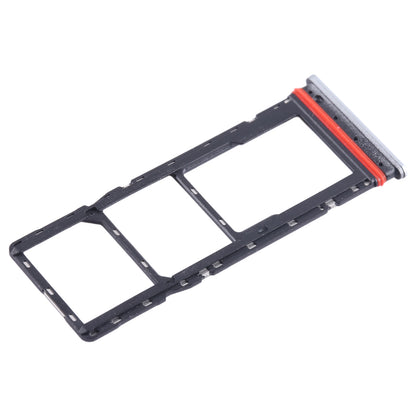 For Infinix Hot 12 Play SIM Card Tray + SIM Card Tray + Micro SD Card Tray (White)