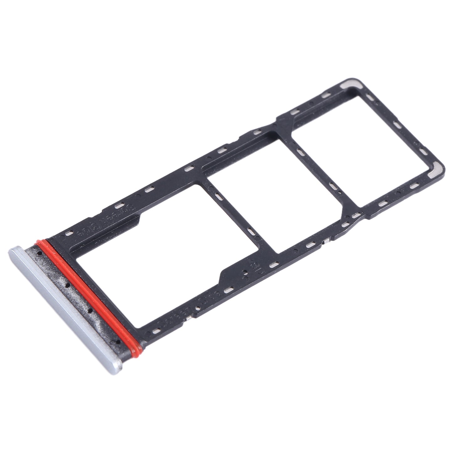 For Infinix Hot 12 Play NFC X6816C SIM Card Tray + SIM Card Tray + Micro SD Card Tray (White)