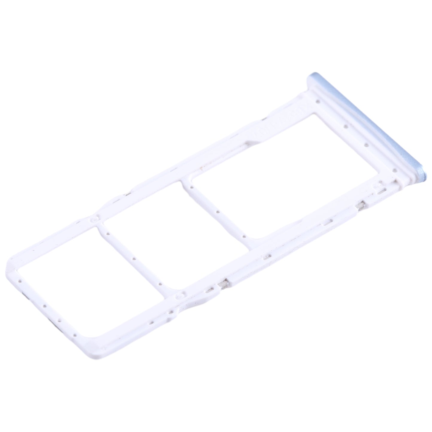 For Infinix Smart 7 India X6517 SIM Card Tray + SIM Card Tray + Micro SD Card Tray (Blue)