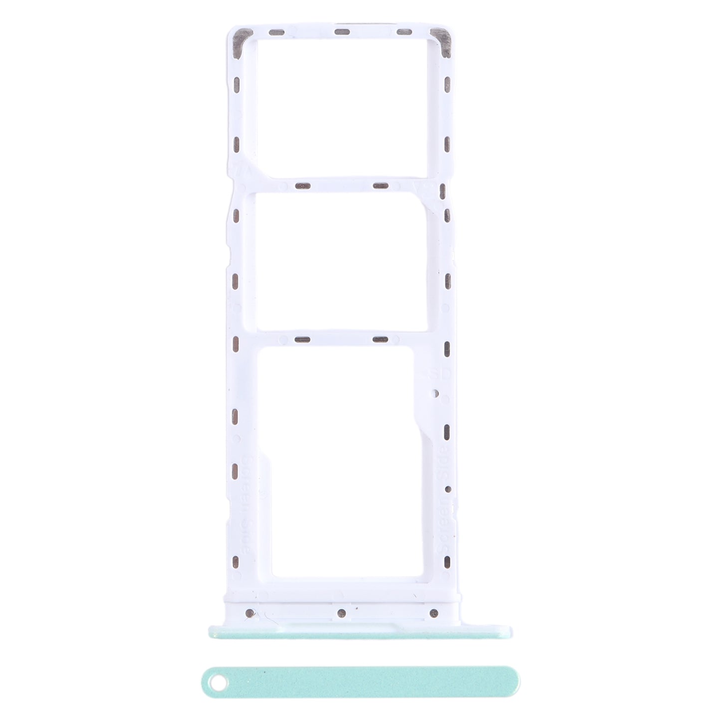 For Infinix Smart 7 HD X6516 SIM Card Tray + SIM Card Tray + Micro SD Card Tray (Green)