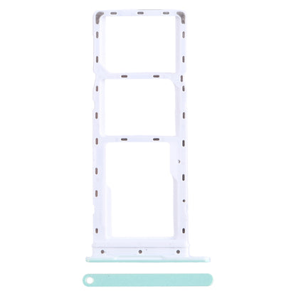 For Infinix Smart 7 HD X6516 SIM Card Tray + SIM Card Tray + Micro SD Card Tray (Green)