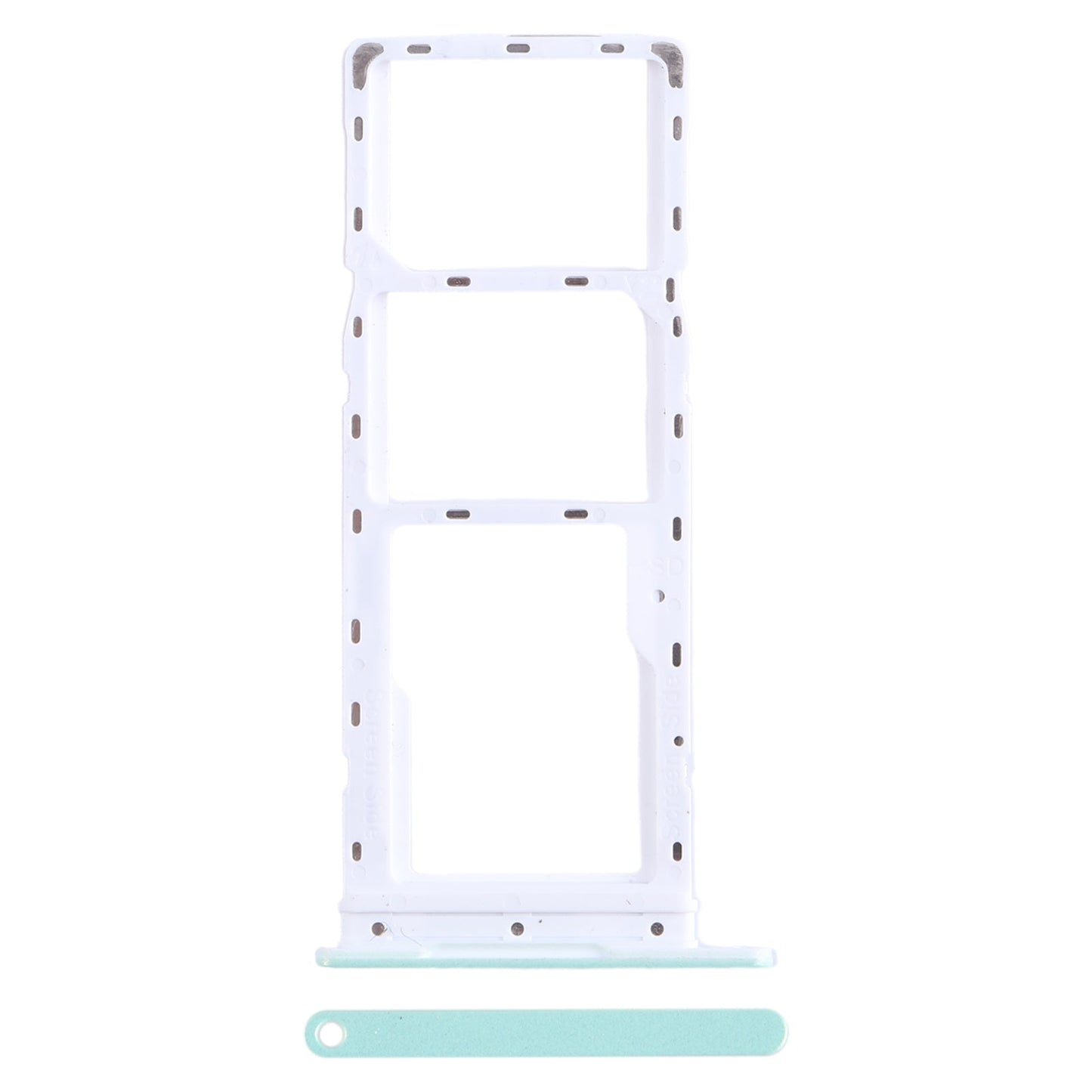 For Infinix Smart 7 HD X6516 SIM Card Tray + SIM Card Tray + Micro SD Card Tray (Green)