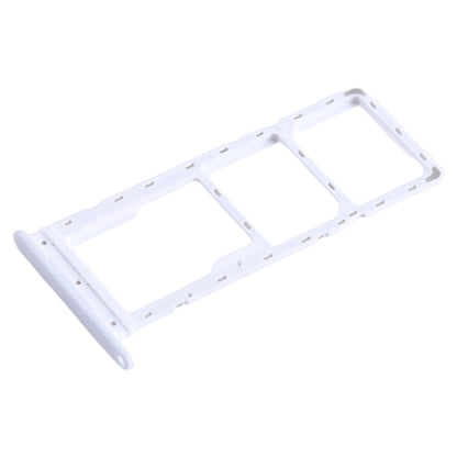 For Infinix Smart 7 HD X6516 SIM Card Tray + SIM Card Tray + Micro SD Card Tray (White)