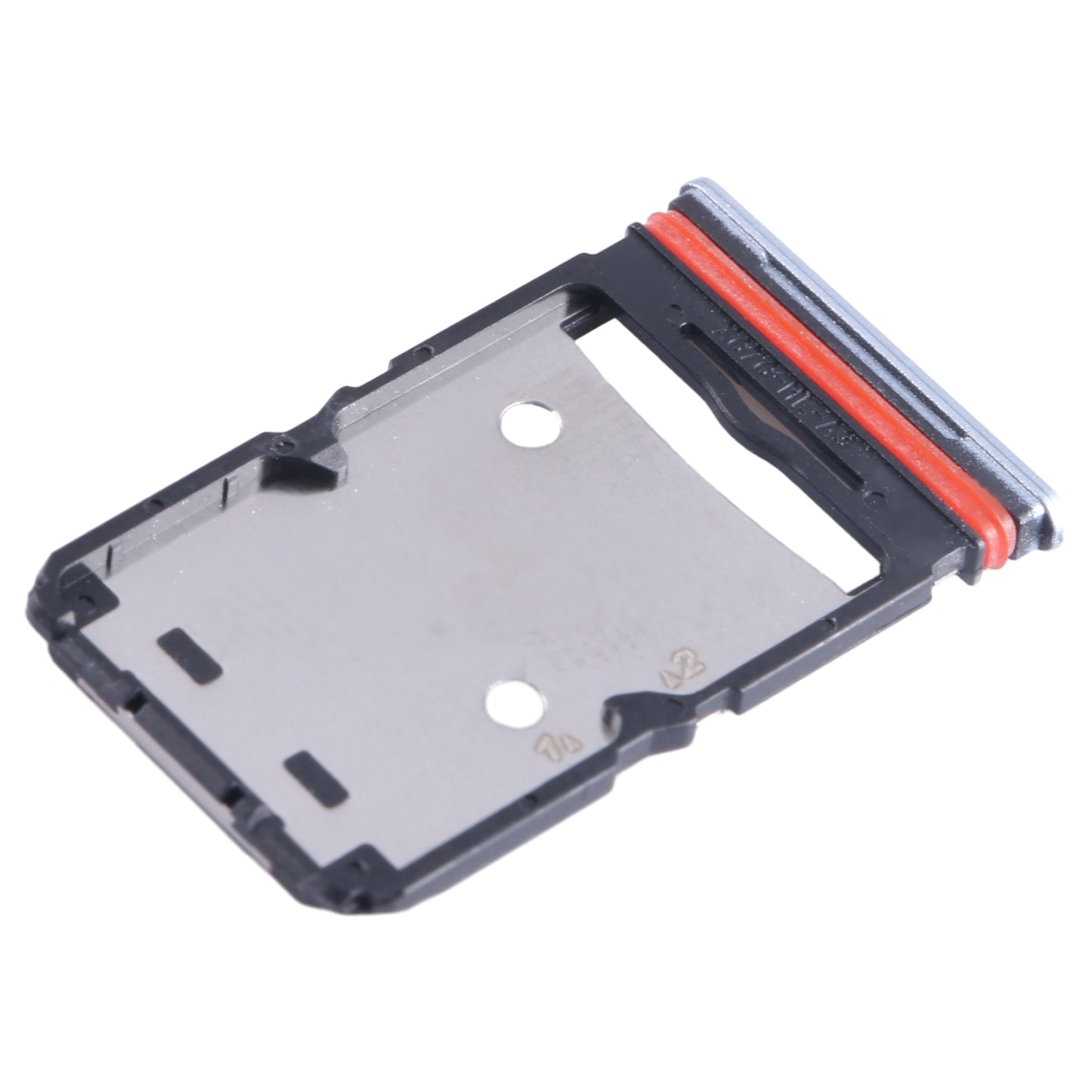 For Infinix Note 12 Pro 4G SIM Card Tray + SIM Card Tray + Micro SD Card Tray (Silver)