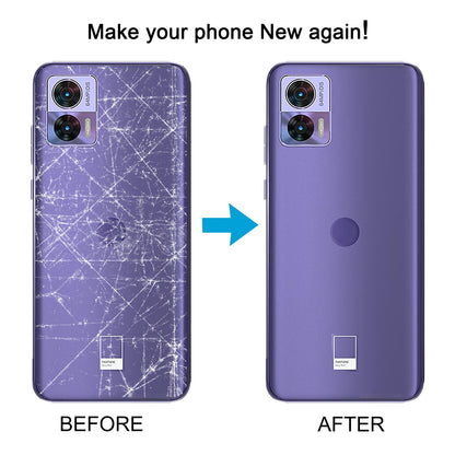 For Motorola Edge 30 Neo Original Battery Back Cover(Blue)