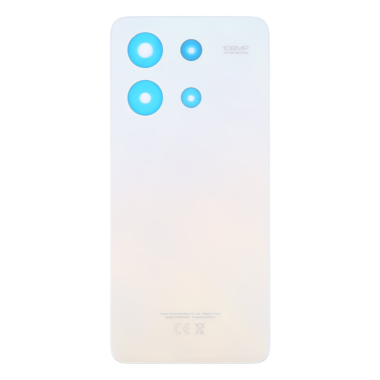 For Xiaomi Redmi Note 13 4G Original Battery Back Cover(Gold)