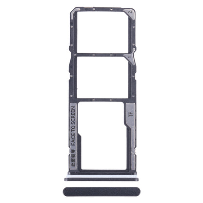 For Xiaomi Redmi Note 12 4G SIM Card Tray + SIM Card Tray + Micro SD Card Tray (Black)