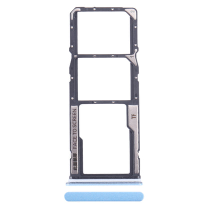 For Xiaomi Redmi Note 12 4G SIM Card Tray + SIM Card Tray + Micro SD Card Tray (Blue)