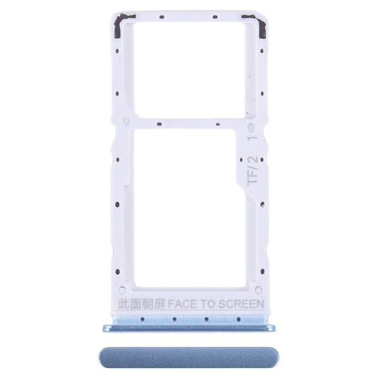 For Xiaomi Redmi Note 12 5G SIM Card Tray + SIM / Micro SD Card Tray (Blue)