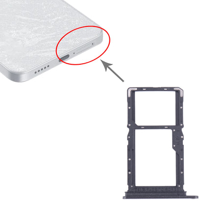 For Xiaomi Redmi Note 13 5G SIM Card Tray + SIM / Micro SD Card Tray (Black)