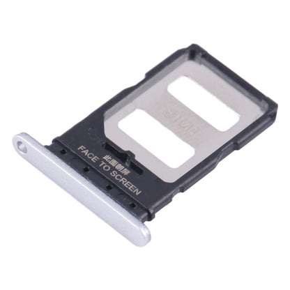 For Xiaomi Redmi Note 13 Pro+ SIM Card Tray + SIM Card Tray (Silver)