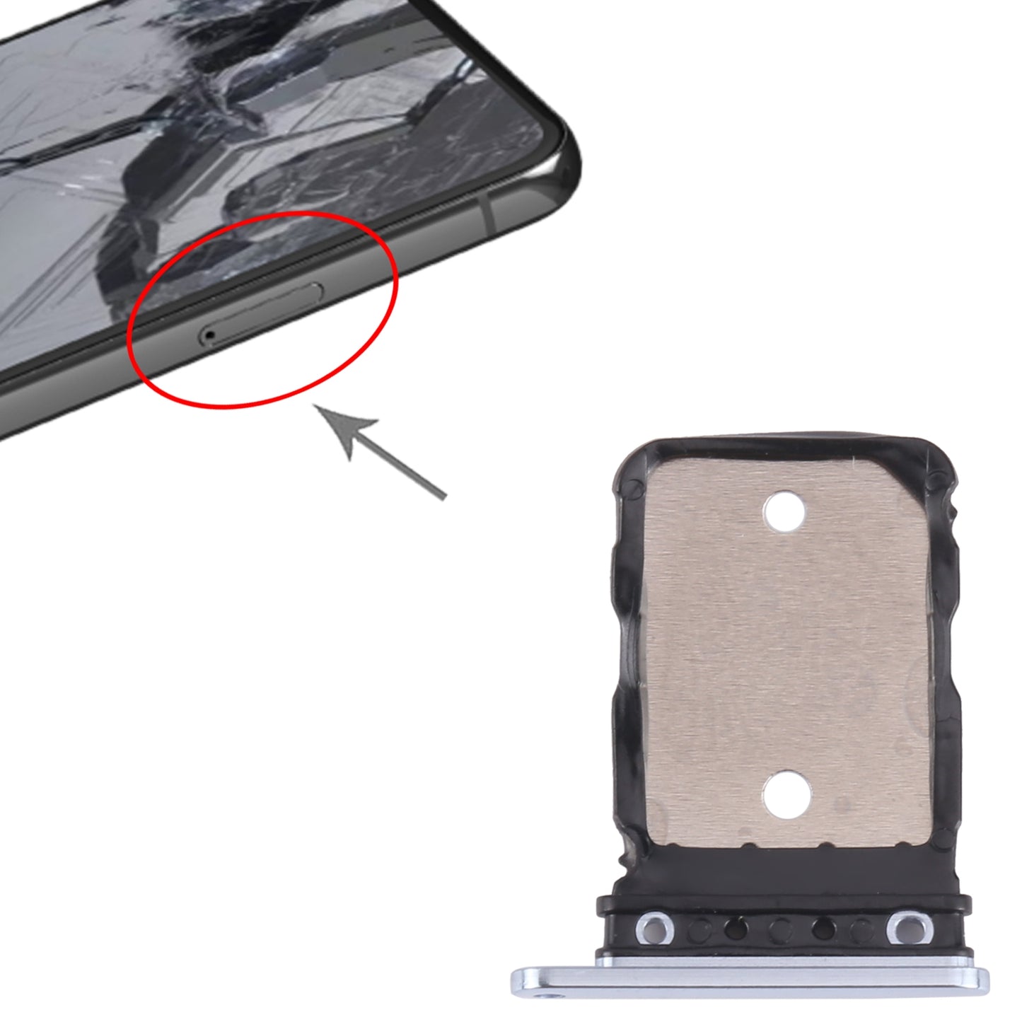 For Google Pixel 8 Pro Original SIM Card Tray (Blue)
