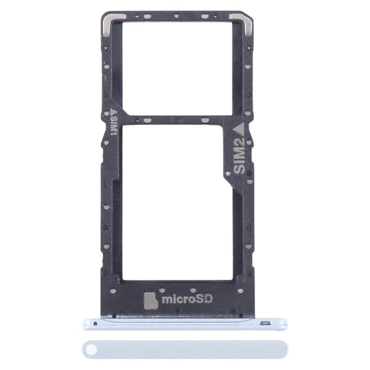 For HTC U20 5G Original SIM Card Tray + SIM / Micro SD Card Tray (White)