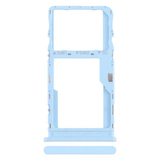 For TCL 305 Original SIM + SIM/Micro SD Card Tray (Blue)