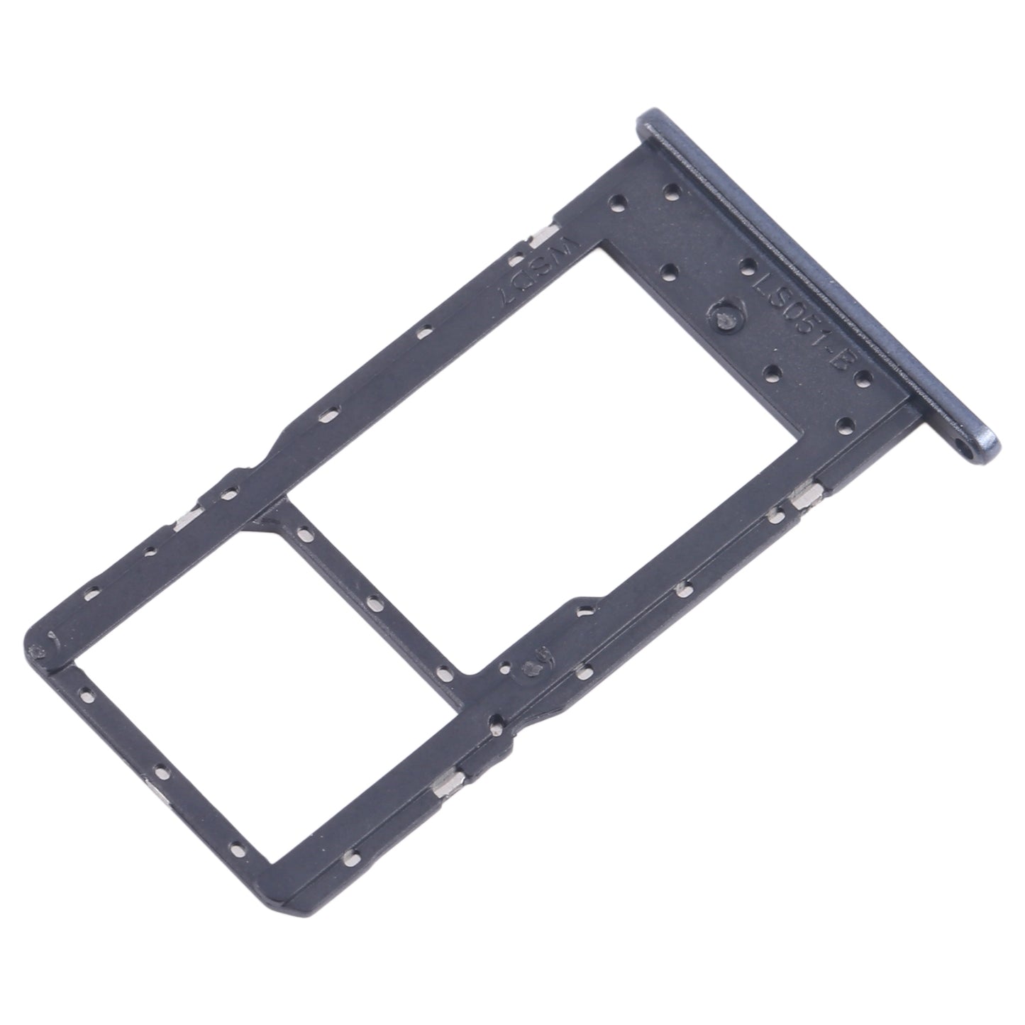 For TCL 205 Original SIM + SIM/Micro SD Card Tray (Black)