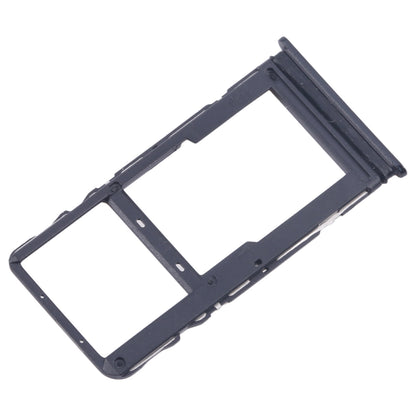 For TCL 20s Original SIM Card Tray + Micro SD Card Tray (Black)