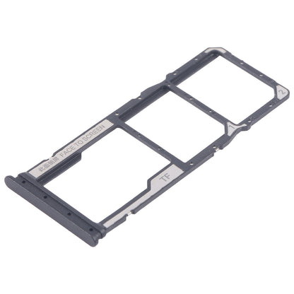 For Xiaomi Poco M6 Original SIM Card Tray + SIM Card Tray + Micro SD Card Tray (Black)