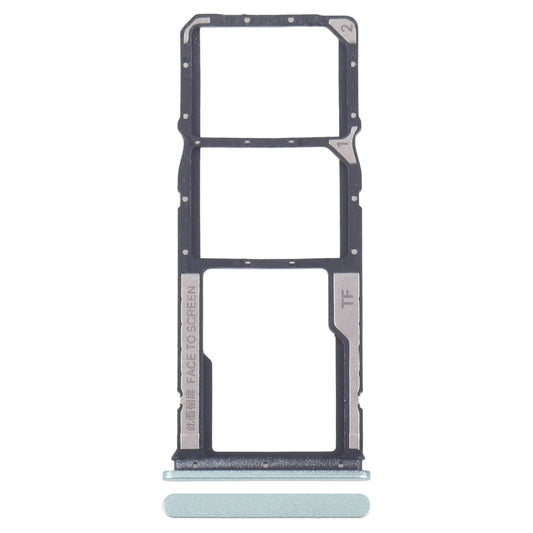 For Xiaomi Poco M6 Original SIM Card Tray + SIM Card Tray + Micro SD Card Tray (Green)