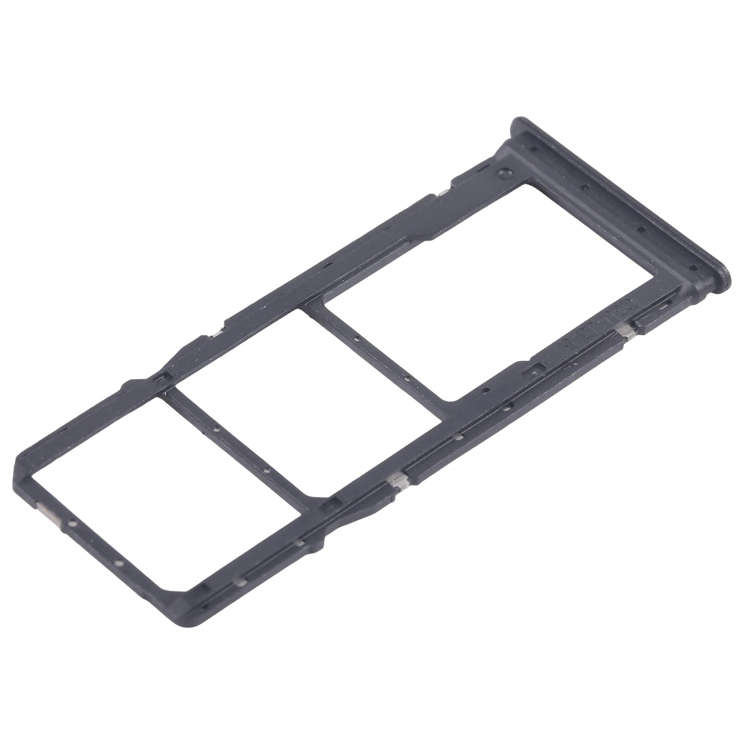 For Xiaomi Redmi 13R Original SIM Card Tray + SIM Card Tray + Micro SD Card Tray (Black)