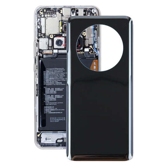 For Honor Magic4 Pro Battery Back Cover(Black)