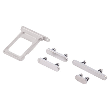 For iPhone 16 Pro Max Original SIM Card Tray + SIM Card Tray + Side Keys (White)