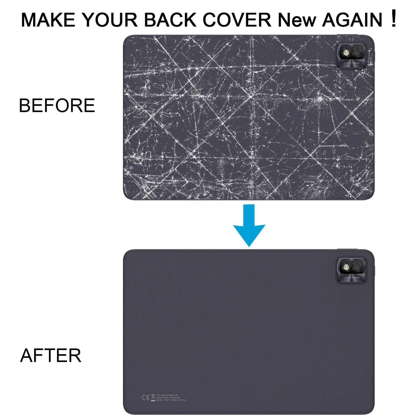 For TCL Tab 10s 4G Original Battery Back Cover(Green)