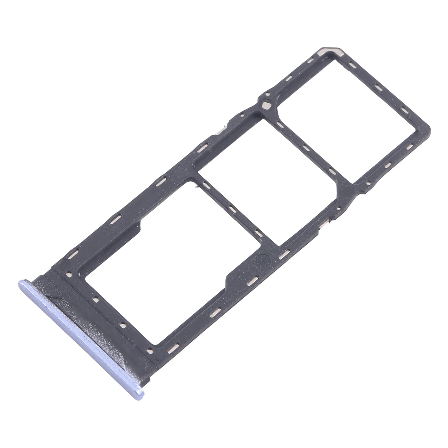 For Infinix Hot 30 Play NFC X6835 5pcs SIM Card Tray + SIM Card Tray + Micro SD Card Tray (Purple)