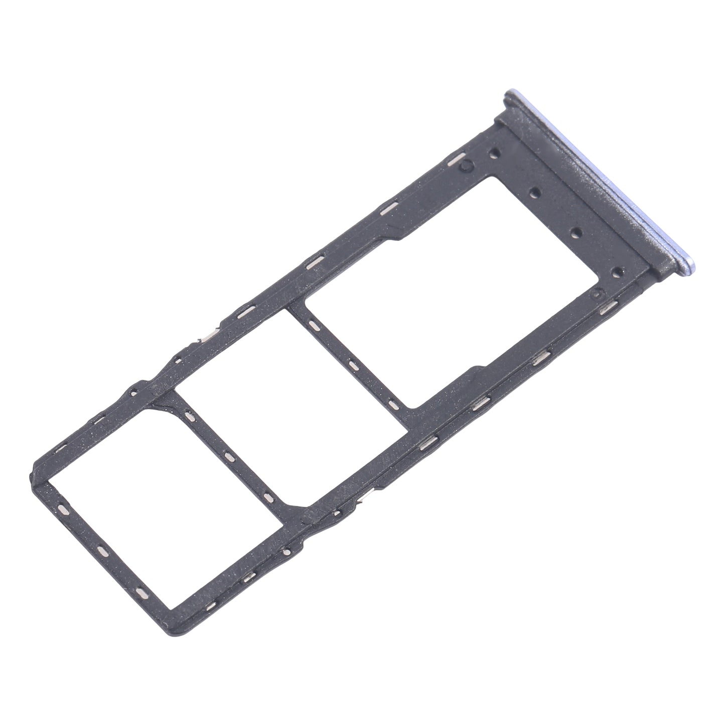 For Infinix Hot 30 Play NFC X6835 5pcs SIM Card Tray + SIM Card Tray + Micro SD Card Tray (Purple)