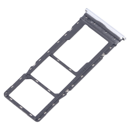 For Infinix Hot 30 Play NFC X6835 5pcs SIM Card Tray + SIM Card Tray + Micro SD Card Tray (Silver)