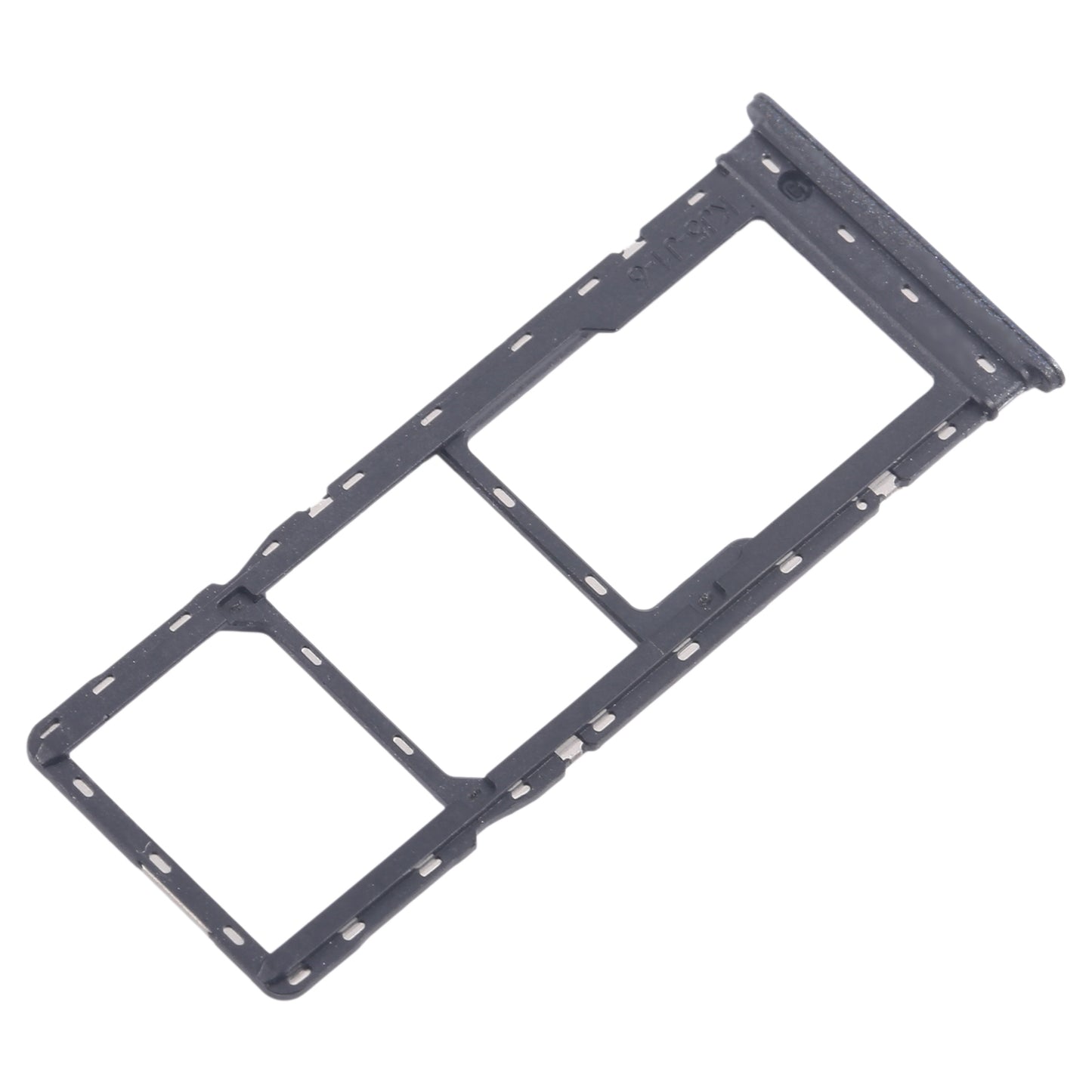 For Infinix Smart 8 X6525 5pcs SIM Card Tray + SIM Card Tray + Micro SD Card Tray (Black)