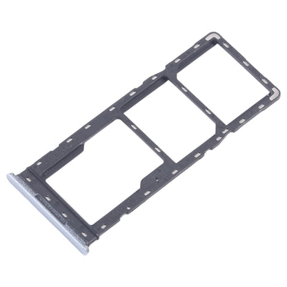 For Infinix Smart 8 X6525 5pcs SIM Card Tray + SIM Card Tray + Micro SD Card Tray (Silver)