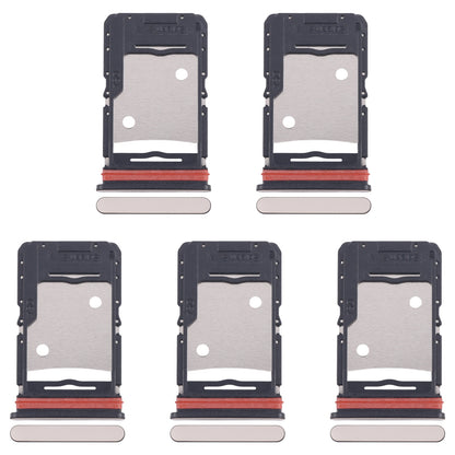 For Infinix Note 30 5G X6711 5pcs SIM Card Tray + SIM Card Tray + Micro SD Card Tray (Gold)