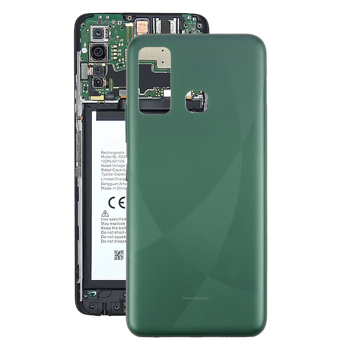For Infinix Hot 9 X655 Original Battery Back Cover(Green)